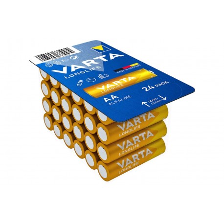 Ensemble de 24 Piles alcalines VARTA 1,5 V ( AA / LR6 )