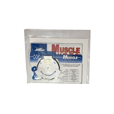 Muscle Wires® Flexinol® LT - 125 µm (muscle électrique)