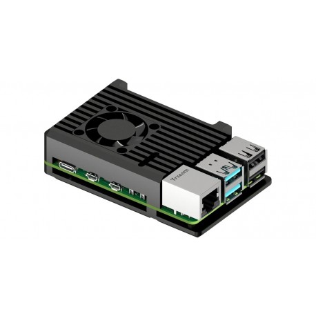 Boitier alu refroidisseur actif pour Raspberry Pi 5