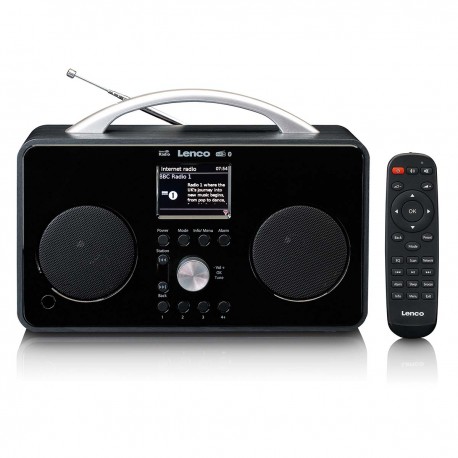 Radio Internet DAB+/FM avec télécommande Bluetooth et batterie rechargeable  - 1