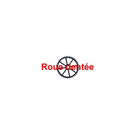 Roue dentée plastique 12 dents