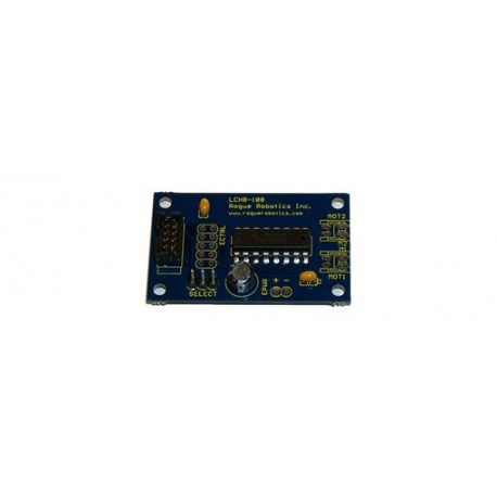 Platine double pont en H (1 A) pour commande moteur cc par arduino