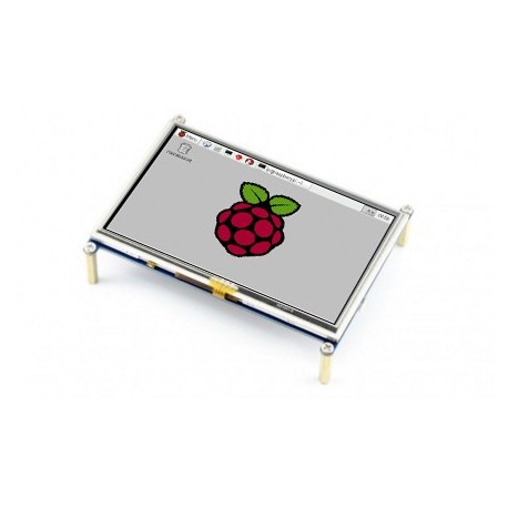Afficheur graphique couleur 5" (800 x 480 pixels) pour Raspberry pi 3