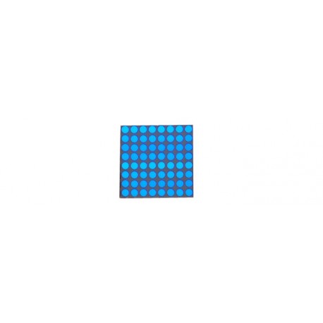 Matrice à leds 8 x 8 bleues (20 mm)