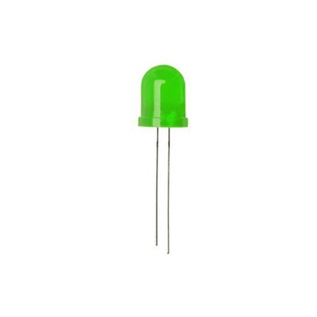 Led verte diffusante 10mm  - 1