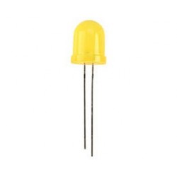 Led jaune diffusante 10mm