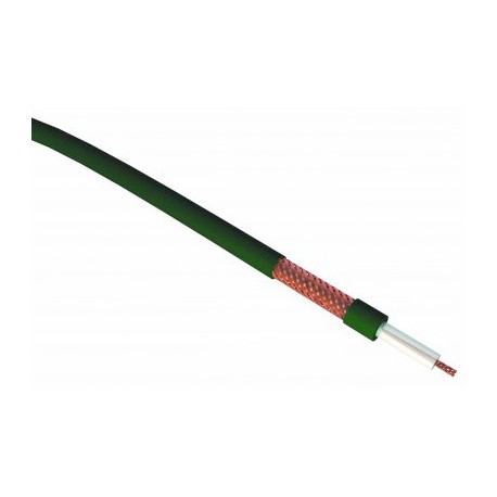 Câble coaxial vert 75 ohms - 6,2 mm