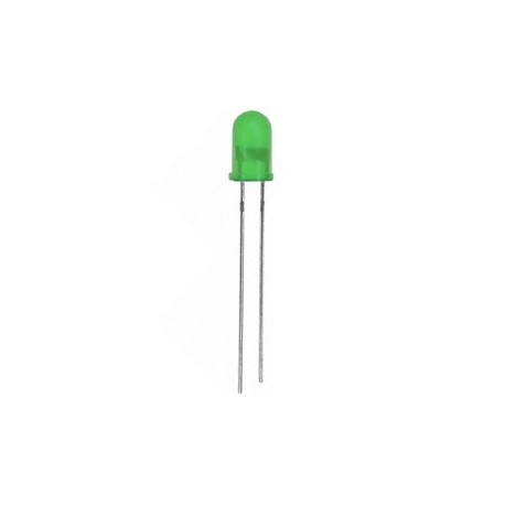 Led verte diffusante 5mm  - 1