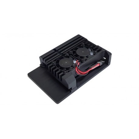 Boîtier alu ventilé pour Raspberry Pi 2B et 3B