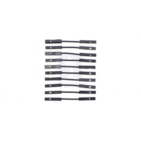 Straps flexibles noir F/F (2,5 cm)