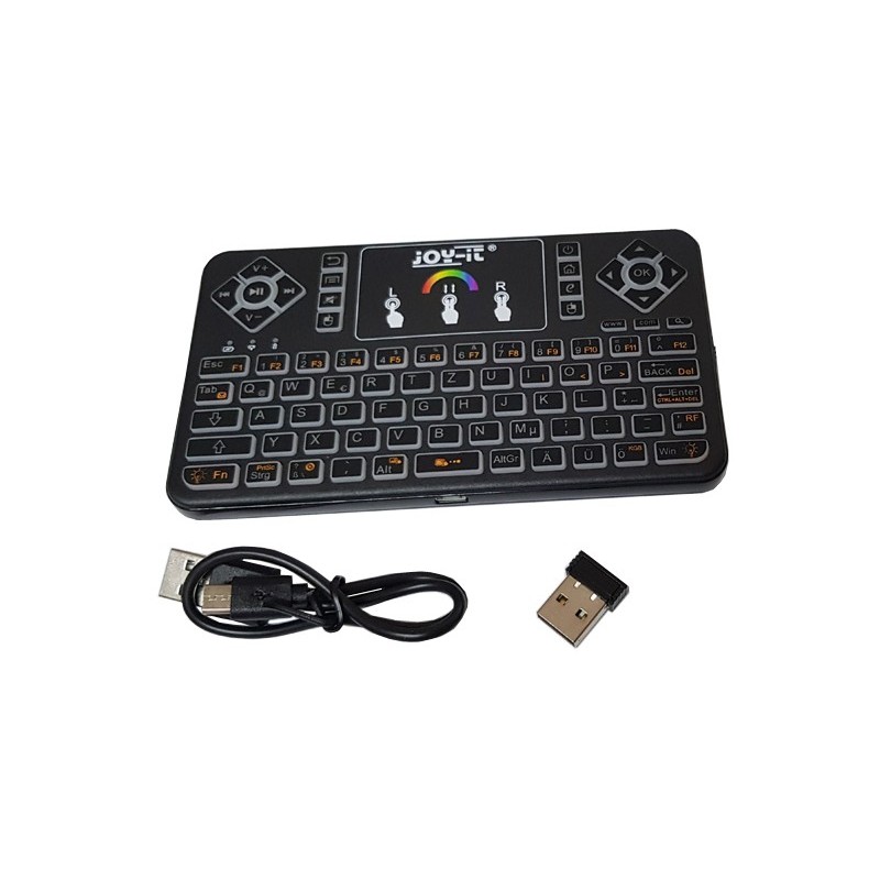 Mini clavier QWERTY sans fil avec pavé tactile