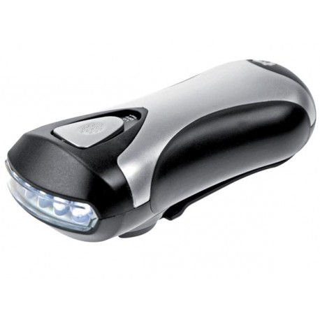 Lampe torche dynamo 5 leds 3 en 1