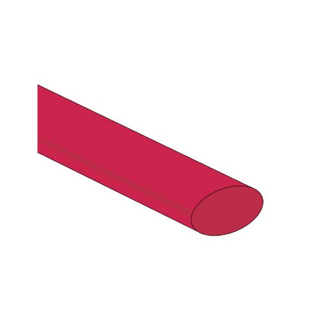 Gaine thermo rétractable 12.7mm (rouge)