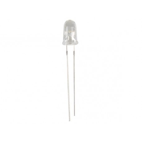 Led ultra blanche 5mm transparente 14000 mcd