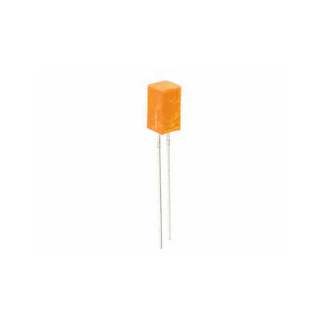 Led orange carrée 5 mm L-1553YDT