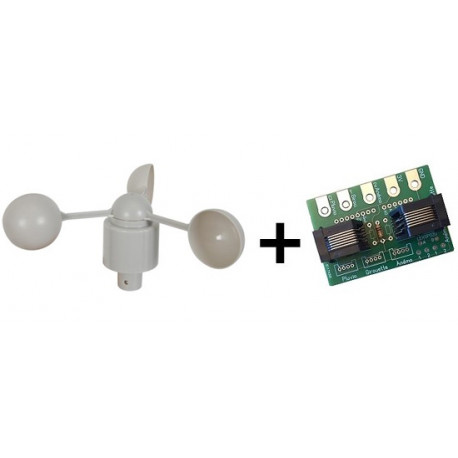 anémomètre pluviomètre girouette compatible Arduino Microbit