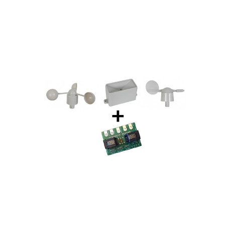 Pack anémomètre + pluviomètre + girouette compatible Grove / Arduino / Microbit