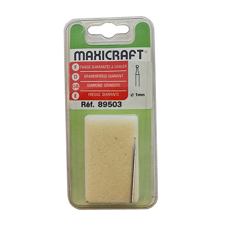 Fraise diamantée Ø 1 mm Maxicraft® 89503