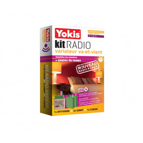 Kit radio variateur va-et-vient Yokis® KITRADIOVARVVP