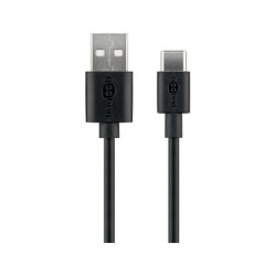 USB A mâle vers USB-C mâle (1m) - 1
