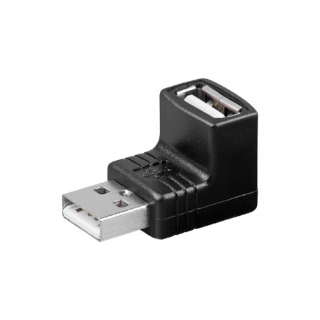 Adaptateur USB coudé A mâle - A femelle