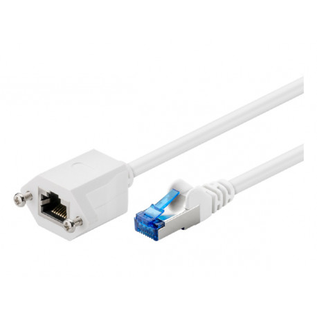 Rallonge RJ45 CAT6A fixation encastrée (50 cm) - 1