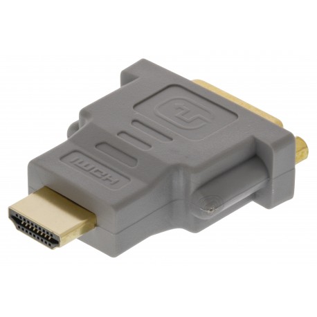 Adaptateur HDMI High Speed Connecteur HDMI - DVI-D 24 + 1 broches Femelle Gris  - 3