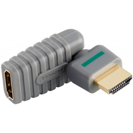 Adaptateur HDMI High Speed avec Ethernet Rotatif Connecteur HDMI - HDMI femelle Gris  - 2