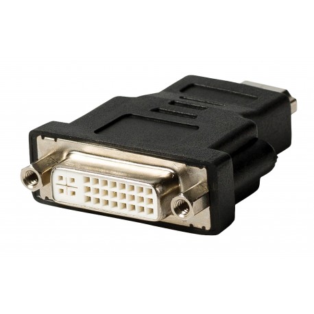 Adaptateur HDMI High Speed avec Ethernet Connecteur HDMI - DVI-D 24 + 1 broches Femelle Noir  - 1