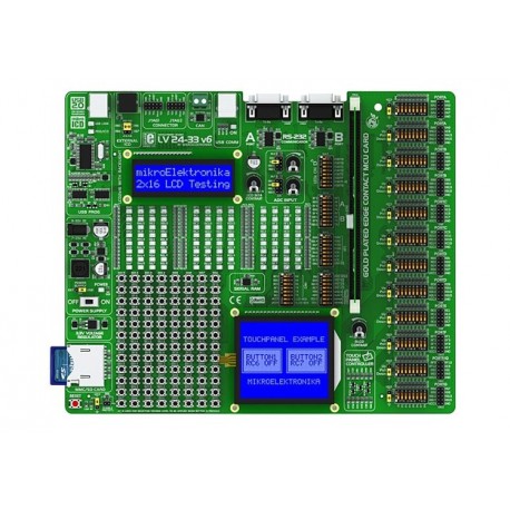 Starter-kit mikroelektronika "LV24-33 v6" base PIC24FJ96GA010