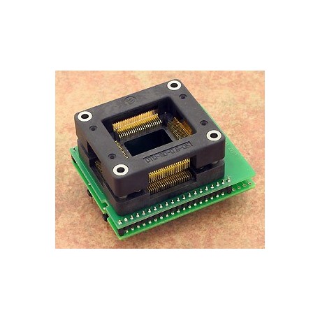 Adaptateur DIL40/PQFP80 ZIF M37702  - 1