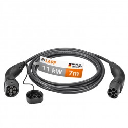 Cable de recharge souple Type 2 / 11 kW / 7 m